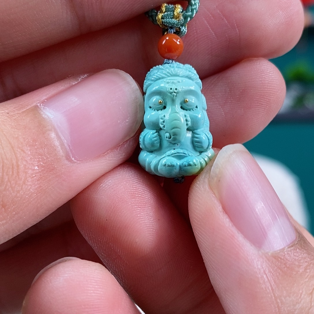 绿松石珠宝奇石未镶嵌