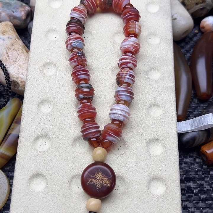 玛瑙/玉髓未镶嵌手链