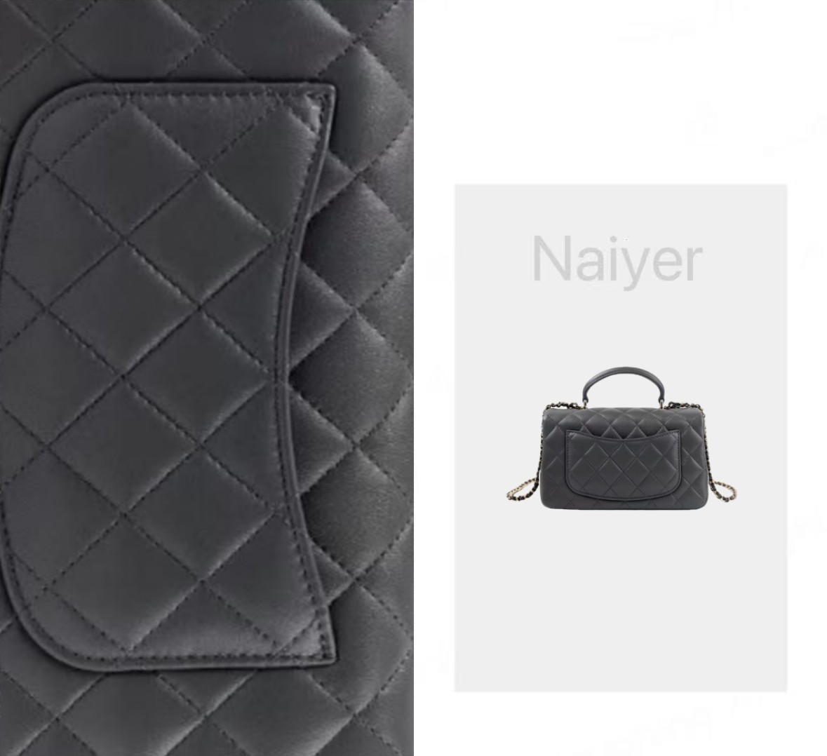 【小香风手腕mini  handle】香家链条百搭简约斜跨女包奈叶姐姐