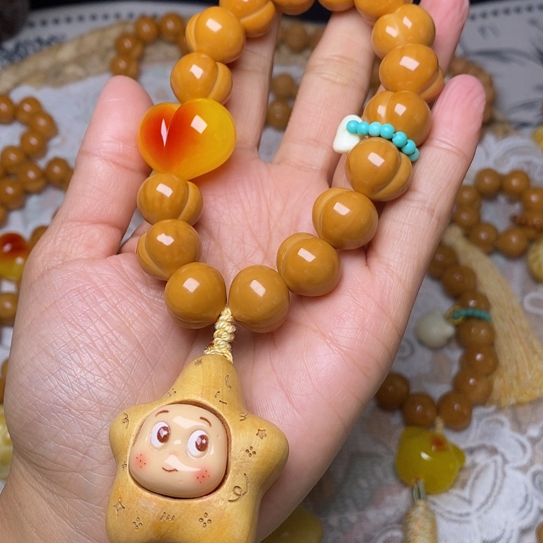 猴头核桃吊坠屁桃15加