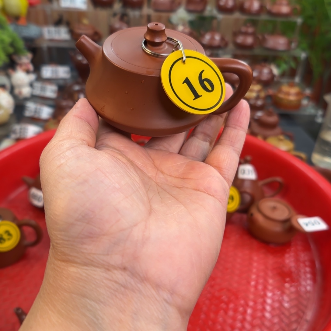 立***新茶壶朱泥朱泥茶壶100C