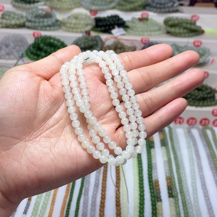 和田玉颈饰未镶嵌L****?5m m