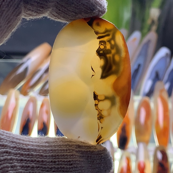 未镶嵌玛瑙/玉髓珠宝半成品134