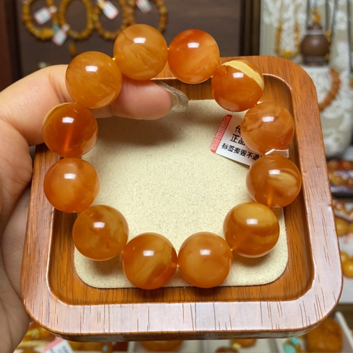 【闪购商品】手链蜜蜡未镶嵌手串