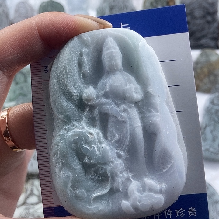 定制翡翠未镶嵌吊坠
