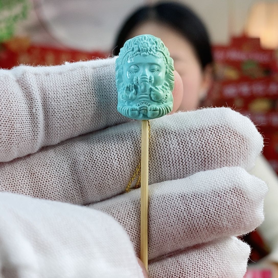 绿松石珠宝奇石未镶嵌