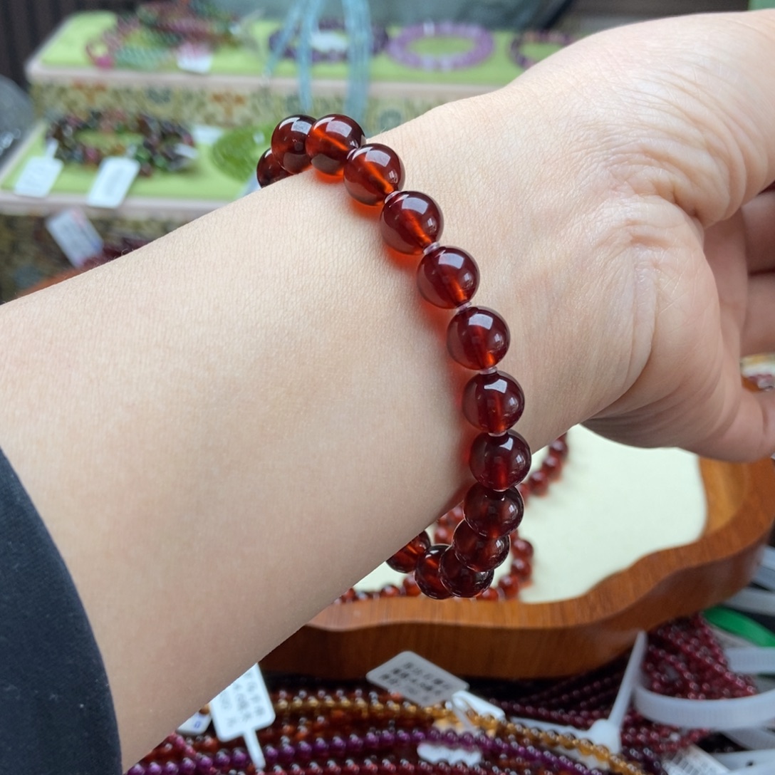 石榴石未镶嵌手串手串9