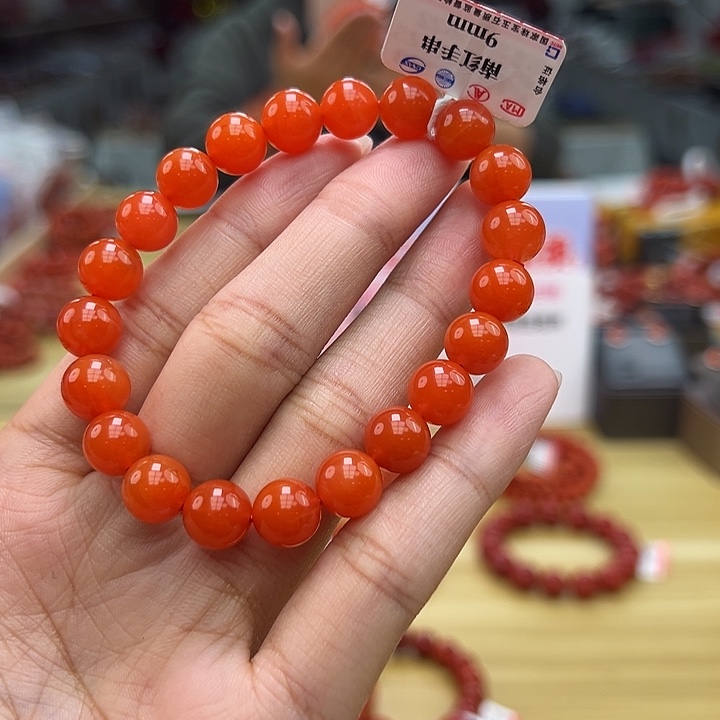 南红玛瑙多样性发一9mm未镶嵌