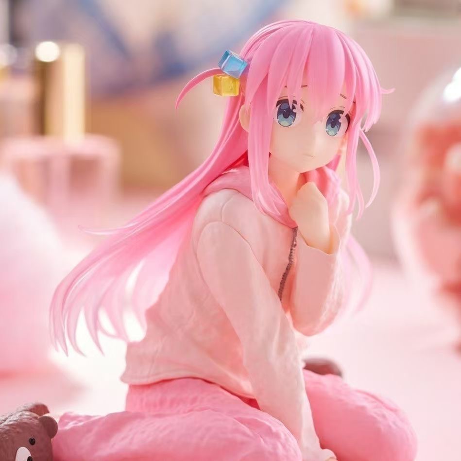 孤独摇滚坐姿睡衣后藤独波奇酱手办摆件