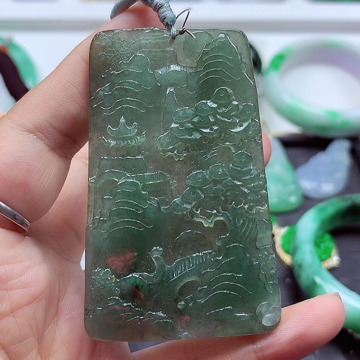 颈饰未镶嵌翡翠翡翠