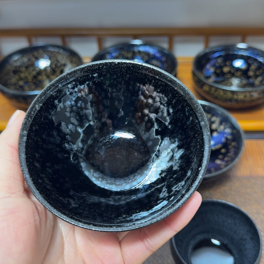 茶盏五*建盏手工制作主人杯茶杯