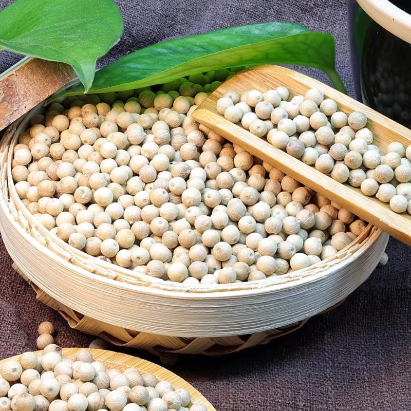 3斤海南农户自种正宗白胡椒粒餐饮专用500g x3袋