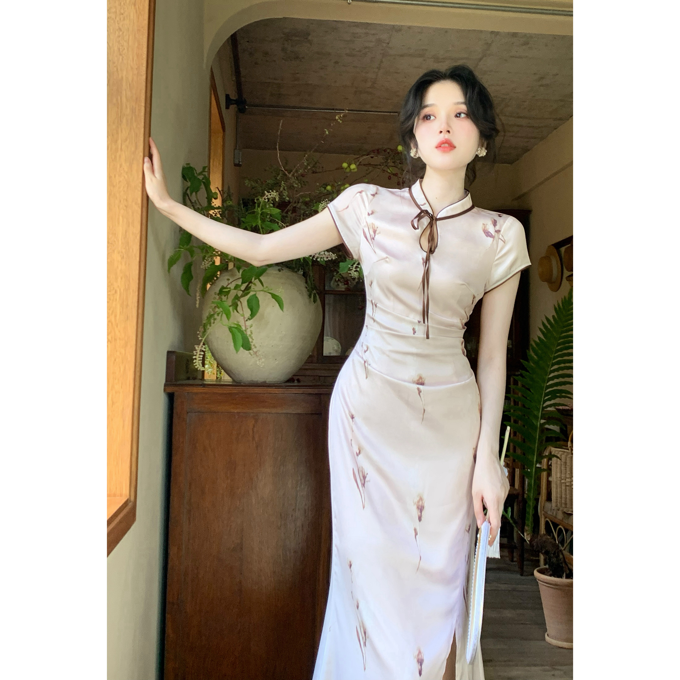 【春节倾仓】《隐书》国风印花改良旗袍连衣裙