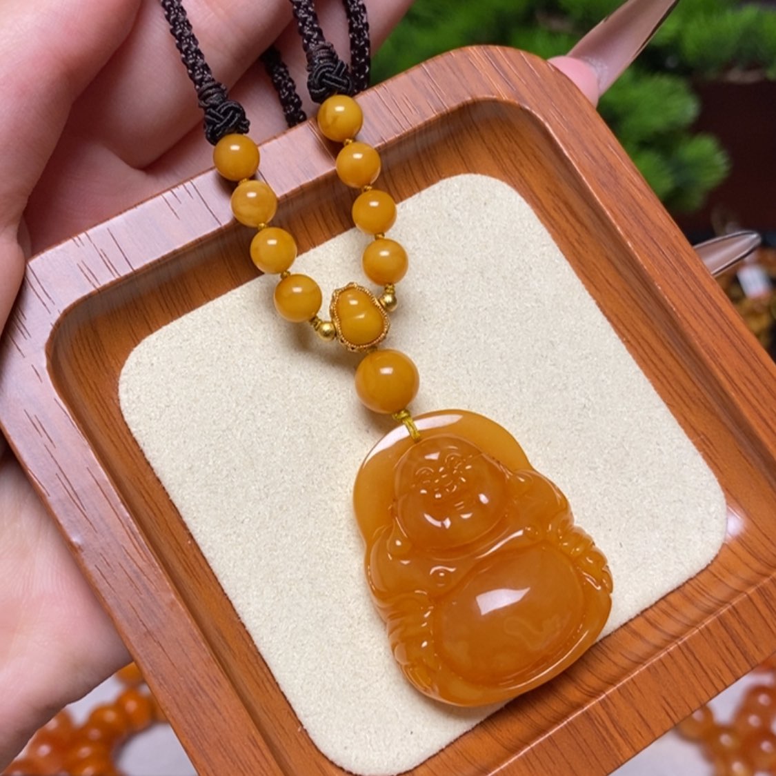 【闪购商品】蜜蜡颈饰未镶嵌项链