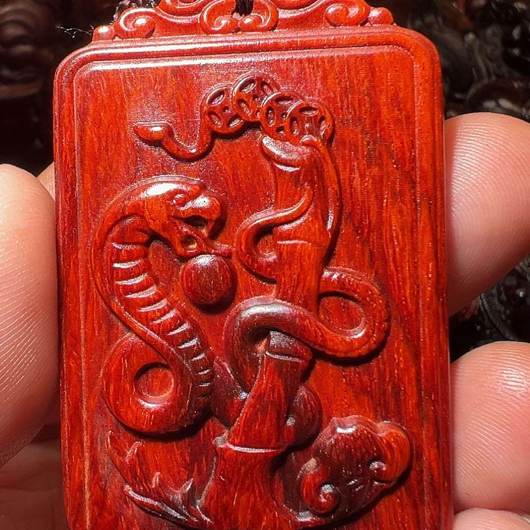 檀香紫檀（小叶紫檀）无事牌