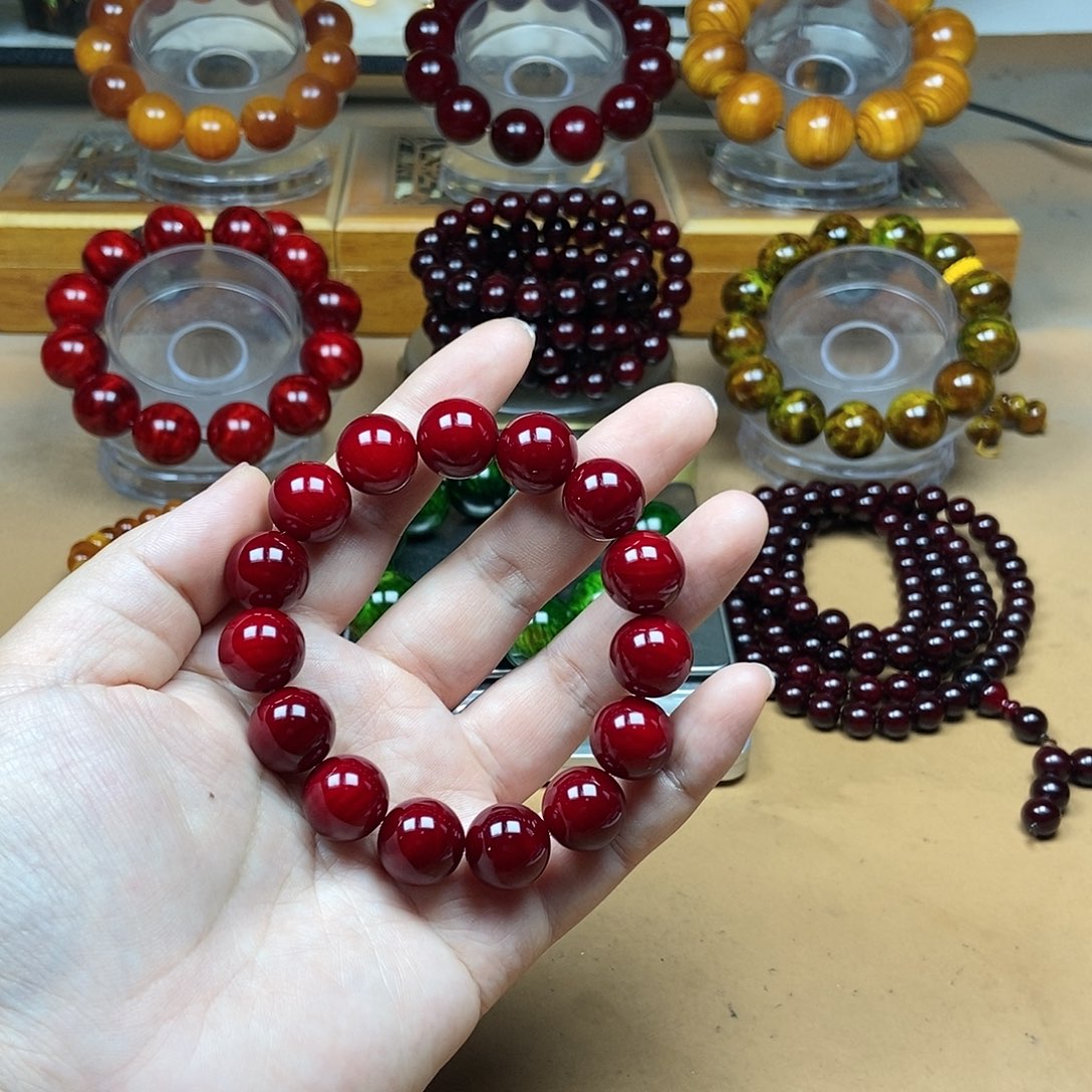 【闪购商品】贝壳杉（血龙木）手串/手链1.4x 15