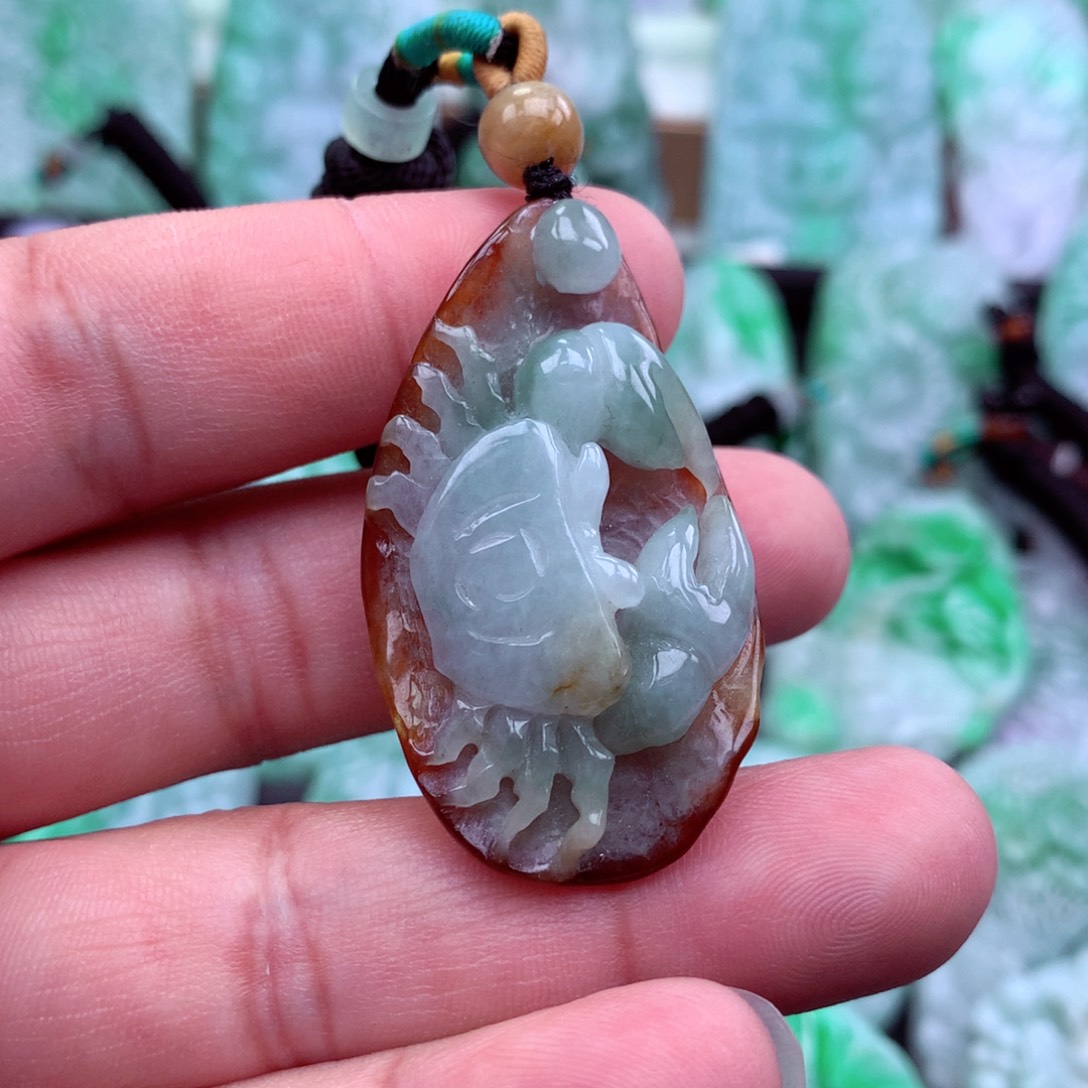 翡翠吊坠(不含链)未镶嵌