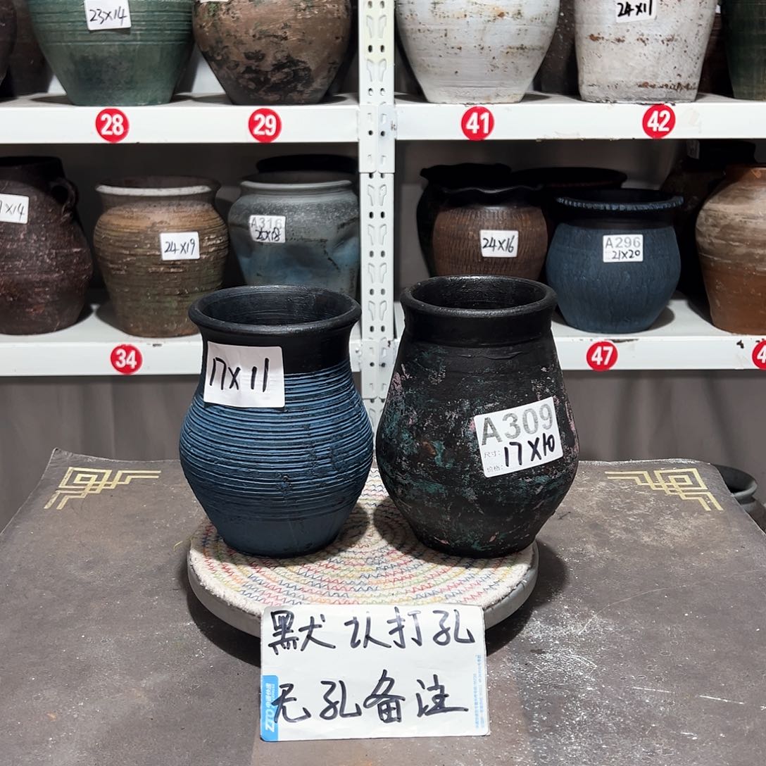 红陶小蛮腰给花一对