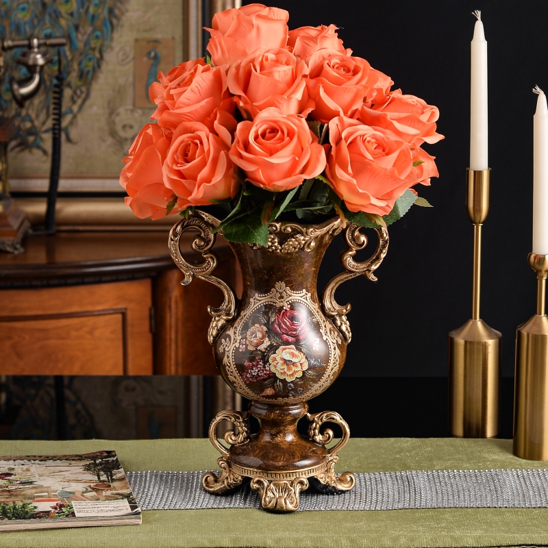 欧式高档酒柜装饰摆件餐桌摆件电视柜家居工艺品花瓶客厅酒柜摆件