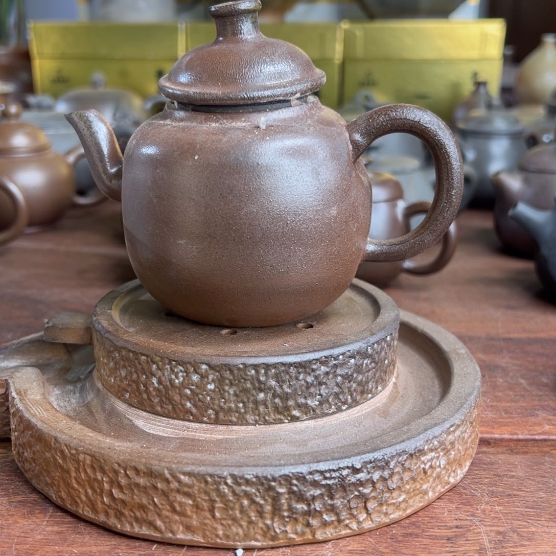 贵台龙窑柴烧茶壶A06