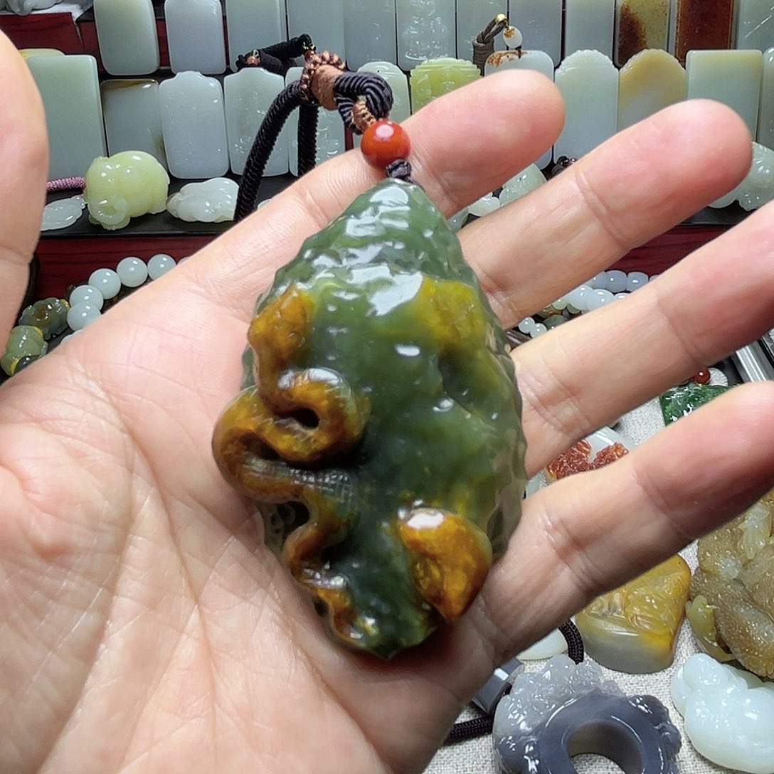 和田玉把件未镶嵌皖*L