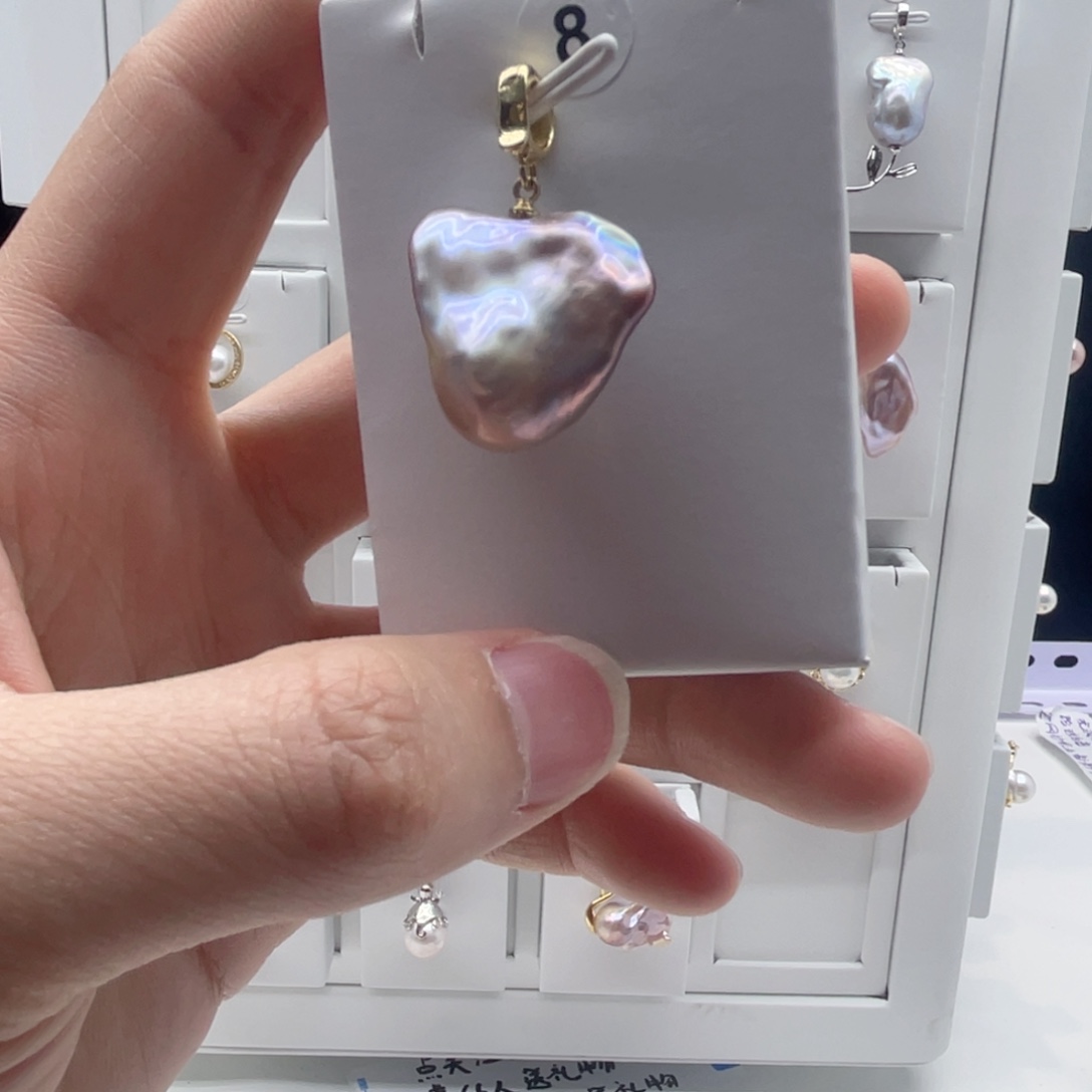 淡水珍珠颈饰合金