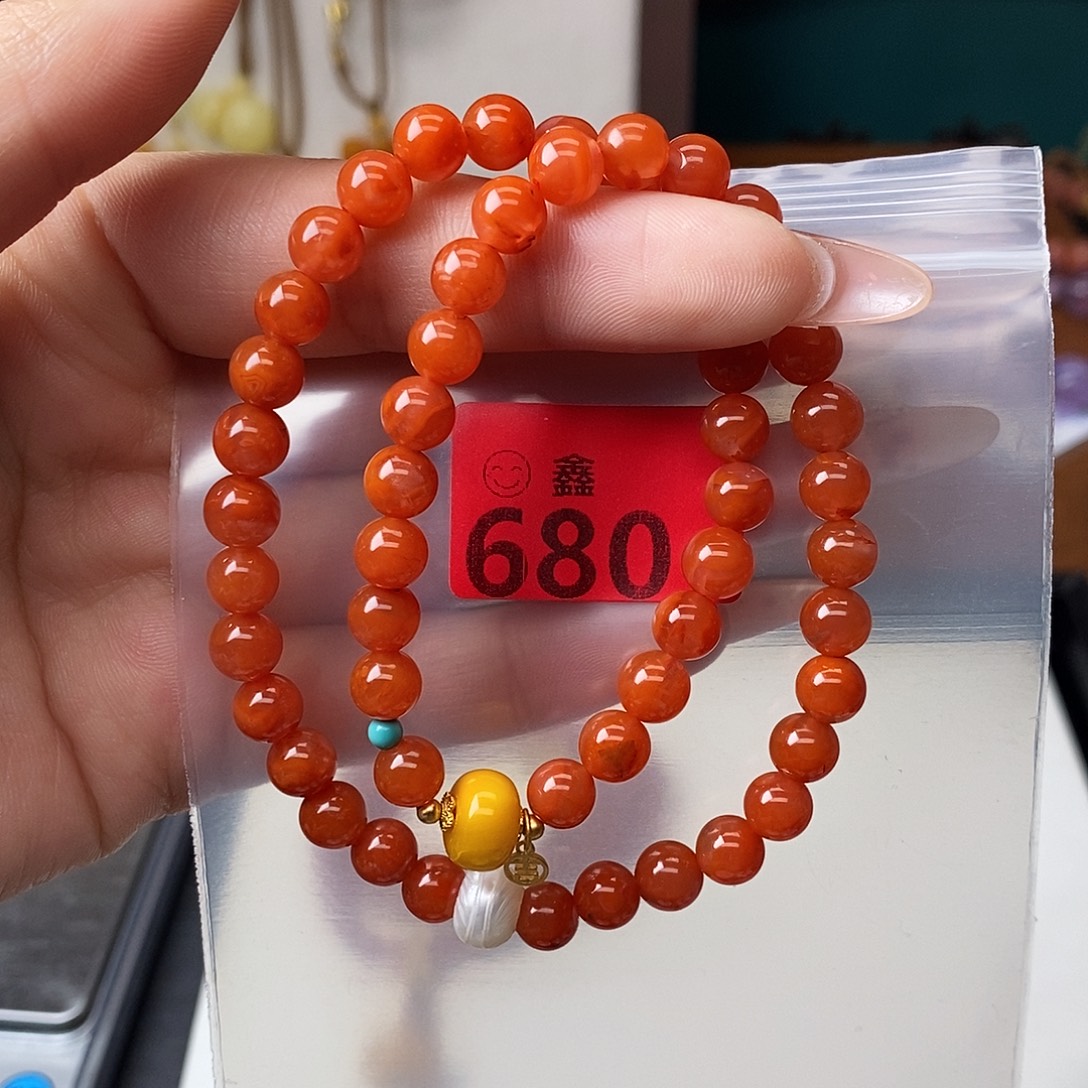 南红玛瑙未镶嵌手链多样性发一6