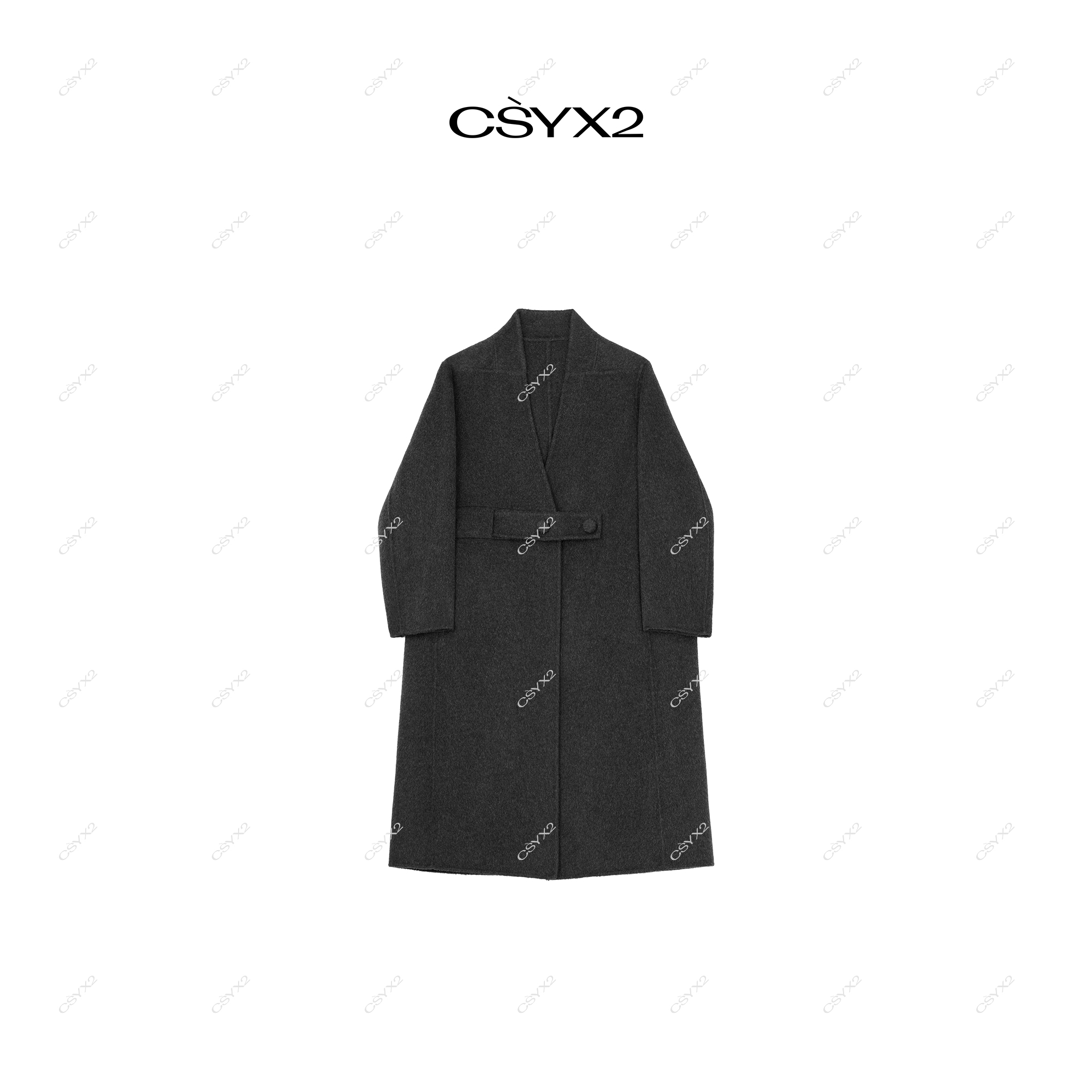 CsyX2-2025A/W 秋冬新品 中长款毛呢大衣CA4DD092