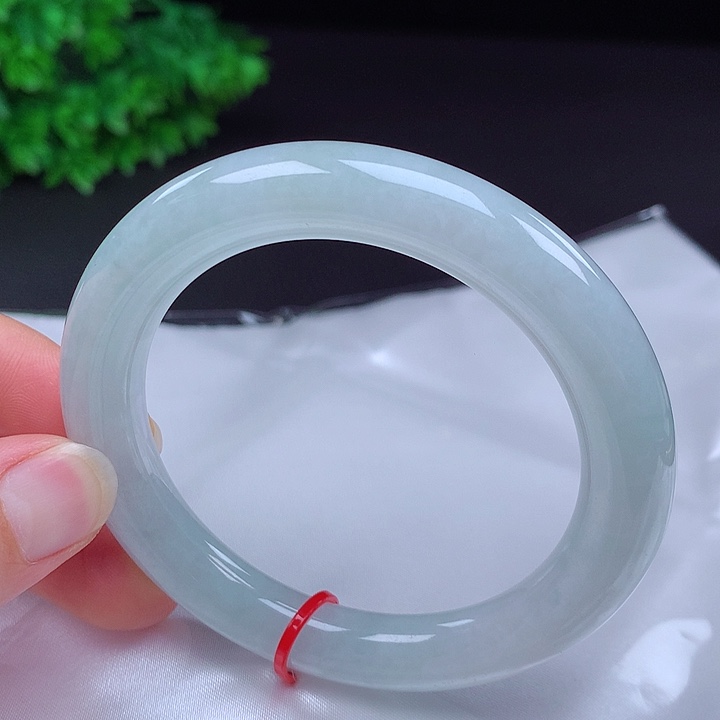 翡翠未镶嵌手镯55圈口