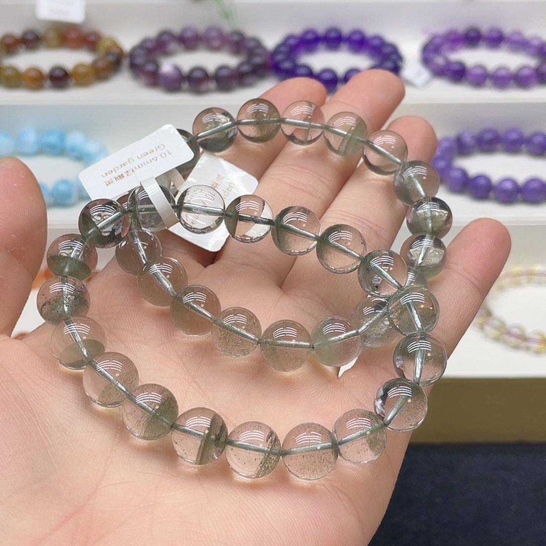 水晶手链未镶嵌绿幽灵10.6多样性任发其一