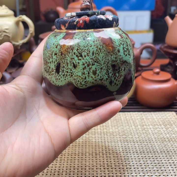 茶壶紫砂茶叶罐醒茶罐