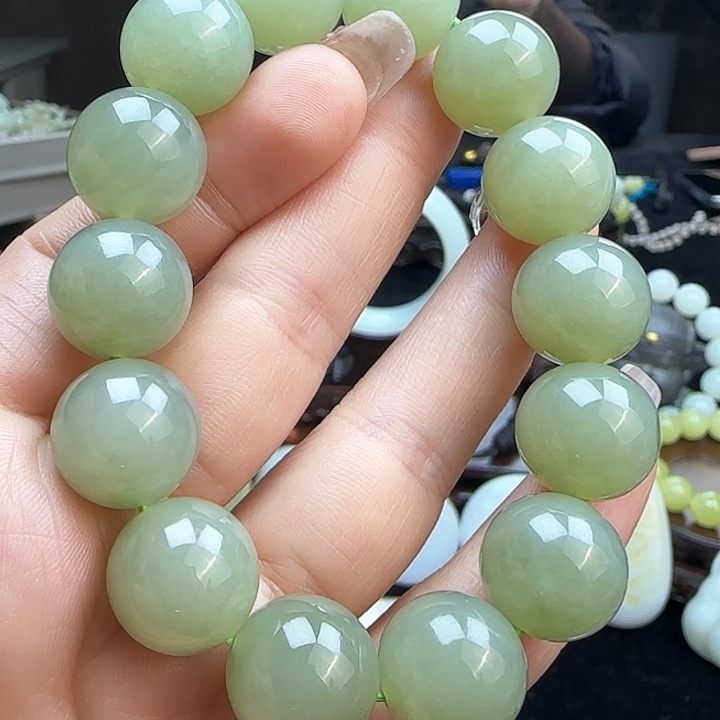 和田玉手链未镶嵌