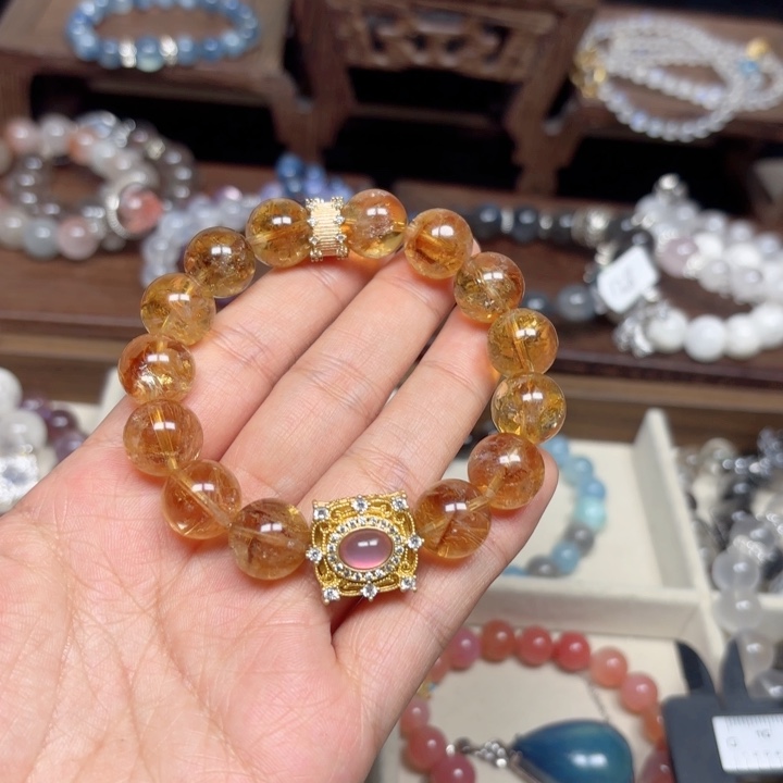 水晶手链未镶嵌金薇薇