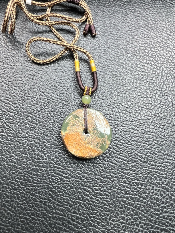 析木河磨玉平安扣