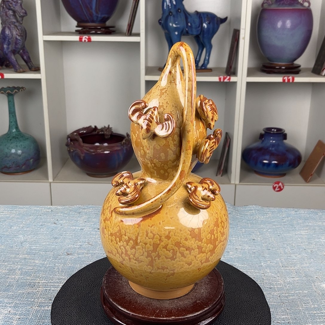 瓷片五福葫芦金玉满堂无礼盒