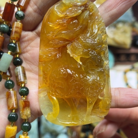 岫玉挂件未镶嵌挂件