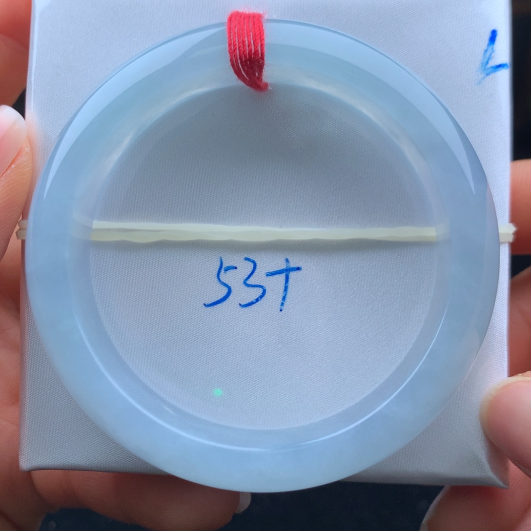 翡翠未镶嵌手镯冰蓝紫