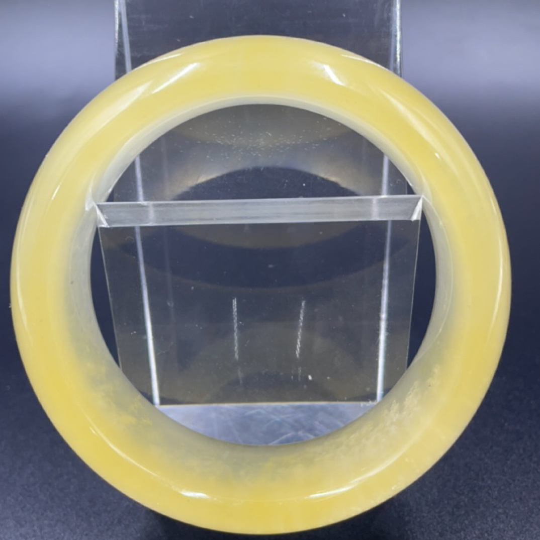 536   冰黄大车轮镯