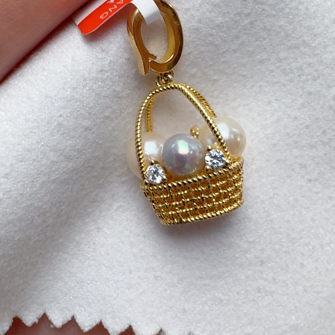 银S925镶嵌颈饰海水珍珠@@tt023