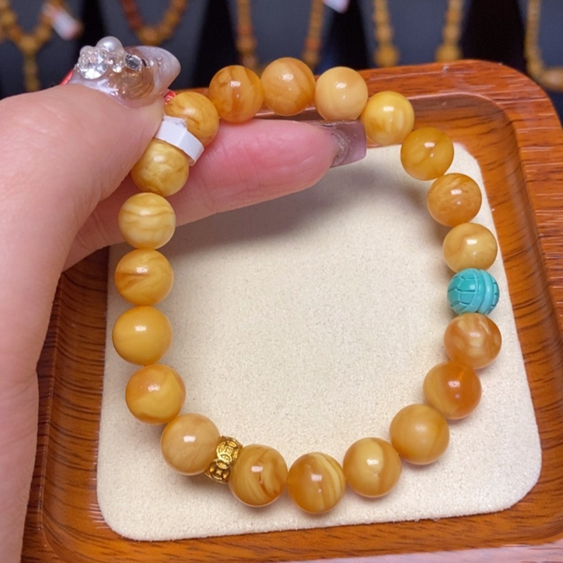 【闪购商品】蜜蜡手链未镶嵌手串