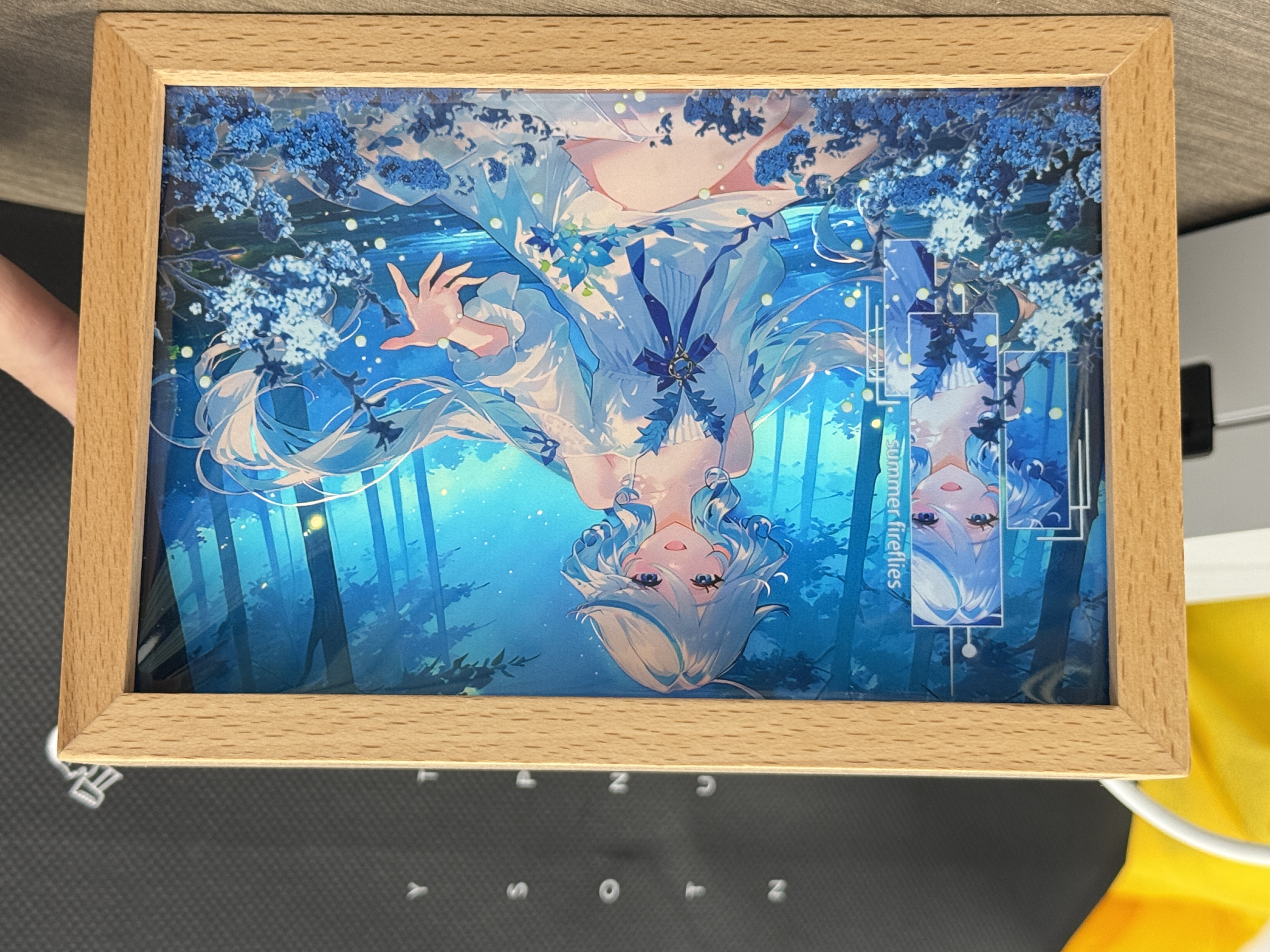 【灯箱】原神水晶砖环形灯光背光灯光~