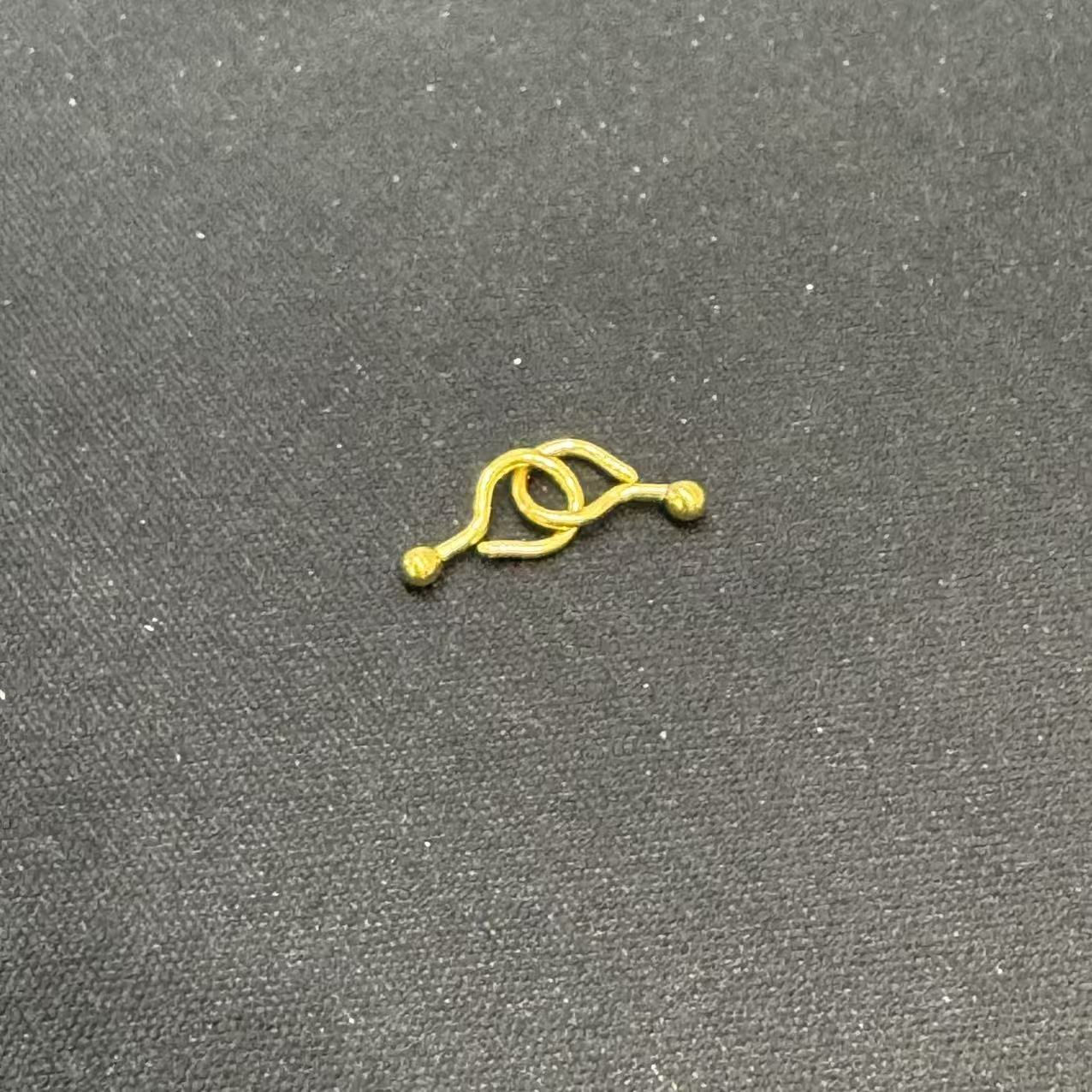 CBAI/菜百XD 足金耳钉 小珠珠