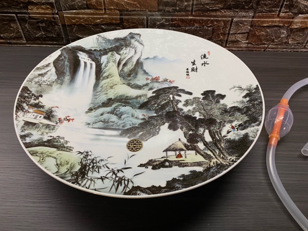 文创手改·排水茶盘（流水生财40厘米）《大件顺丰》