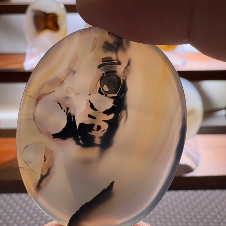 无***极玛瑙/玉髓合金颈饰