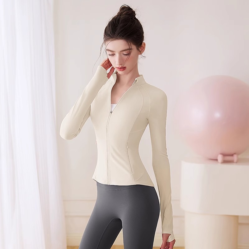 静静6  高端瑜伽服301-355（二孤品）运动套装健身瑜伽显瘦速干长袖