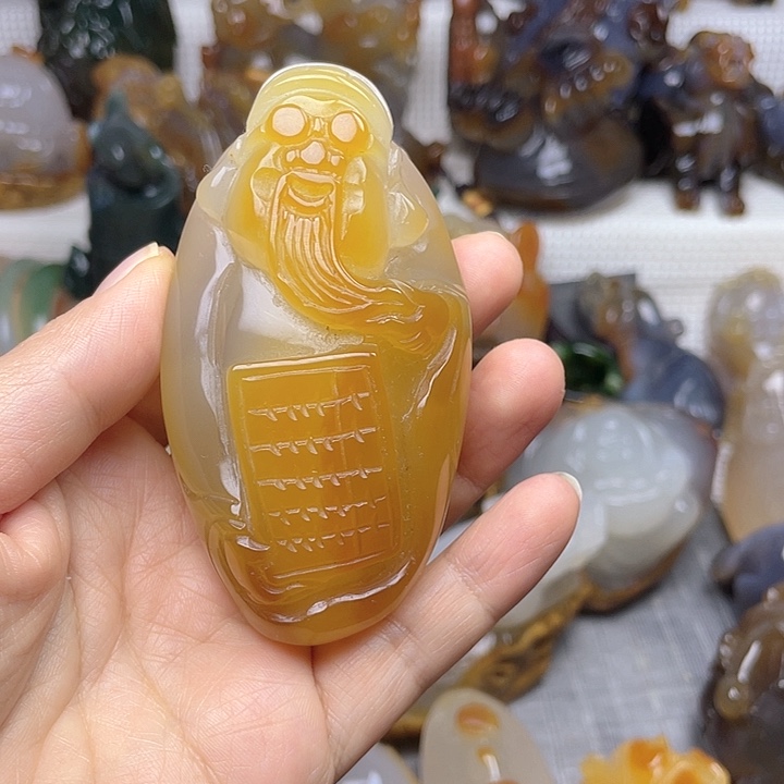 玛瑙/玉髓饰品未镶嵌阿*