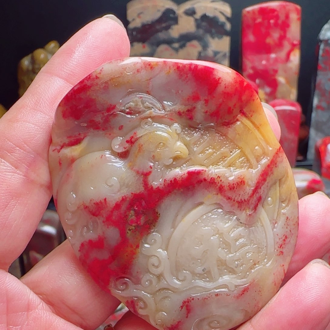 昌化石昌化鸡血石