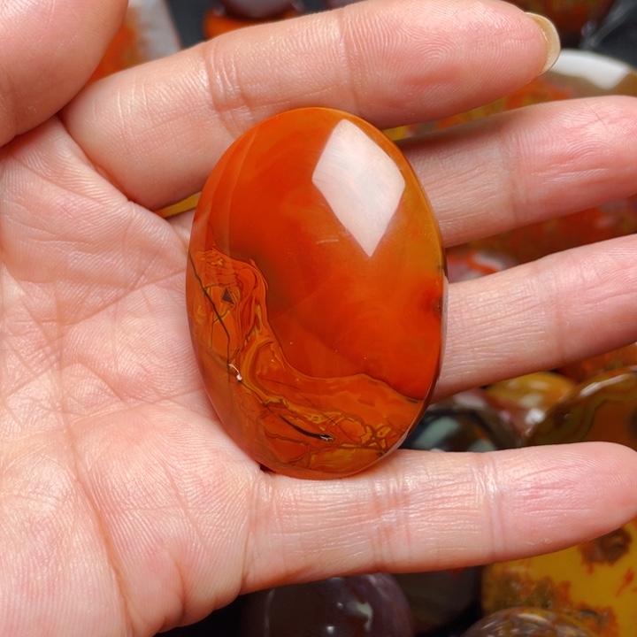 玛瑙/玉髓战国红玛瑙挂件未镶嵌