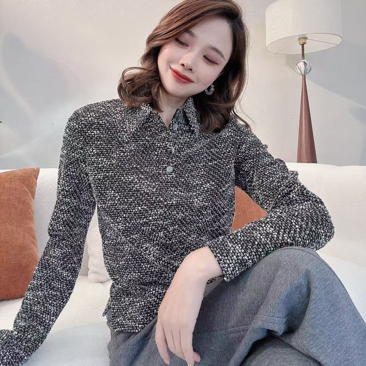GIRDEAR/哥弟新品早秋POLO套头卫衣上衣130105-4246921
