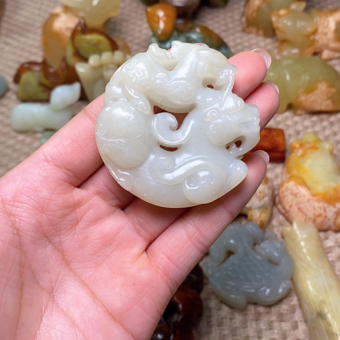 白玉菩提吊坠白玉菩提白玉菩提摆件